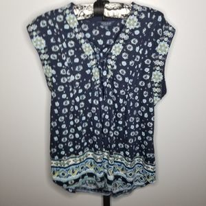 Lucky Brand Small Floral Print Top